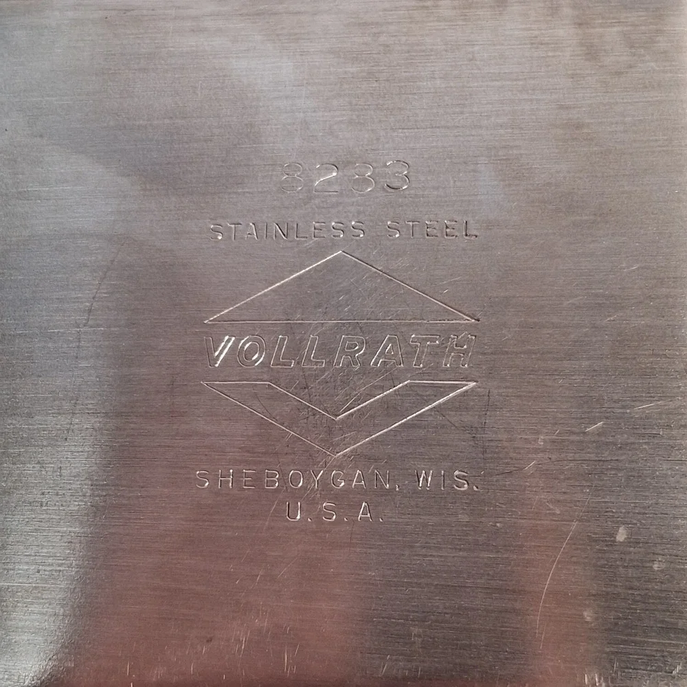 Vtg Vollrath 8283 Stainless Steel Medical Dental Surgical Instrument Tray & Lid